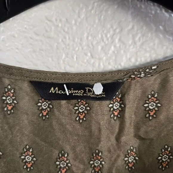 Massimo Dutti Silk Top Blouse size 8 M - Picture 3 of 12